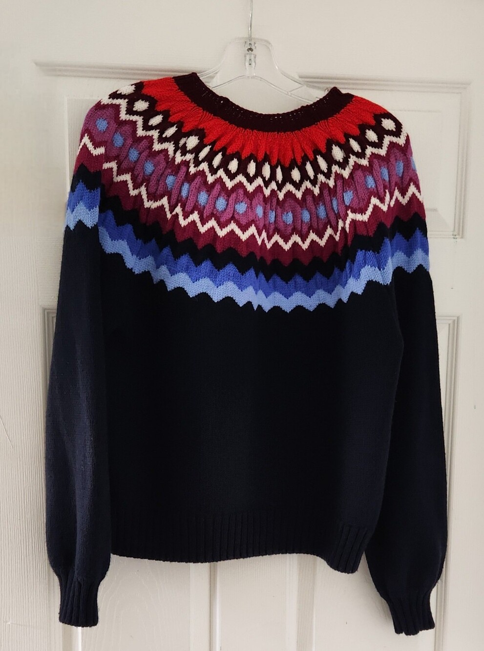 Joie Karenya Wool-Blend Fair Isle Sweater